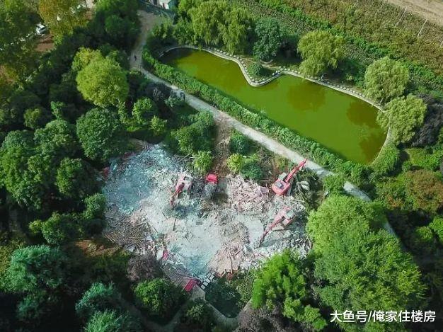 石家莊違建別墅VS秦嶺違建別墅，拆除現場圖對比！