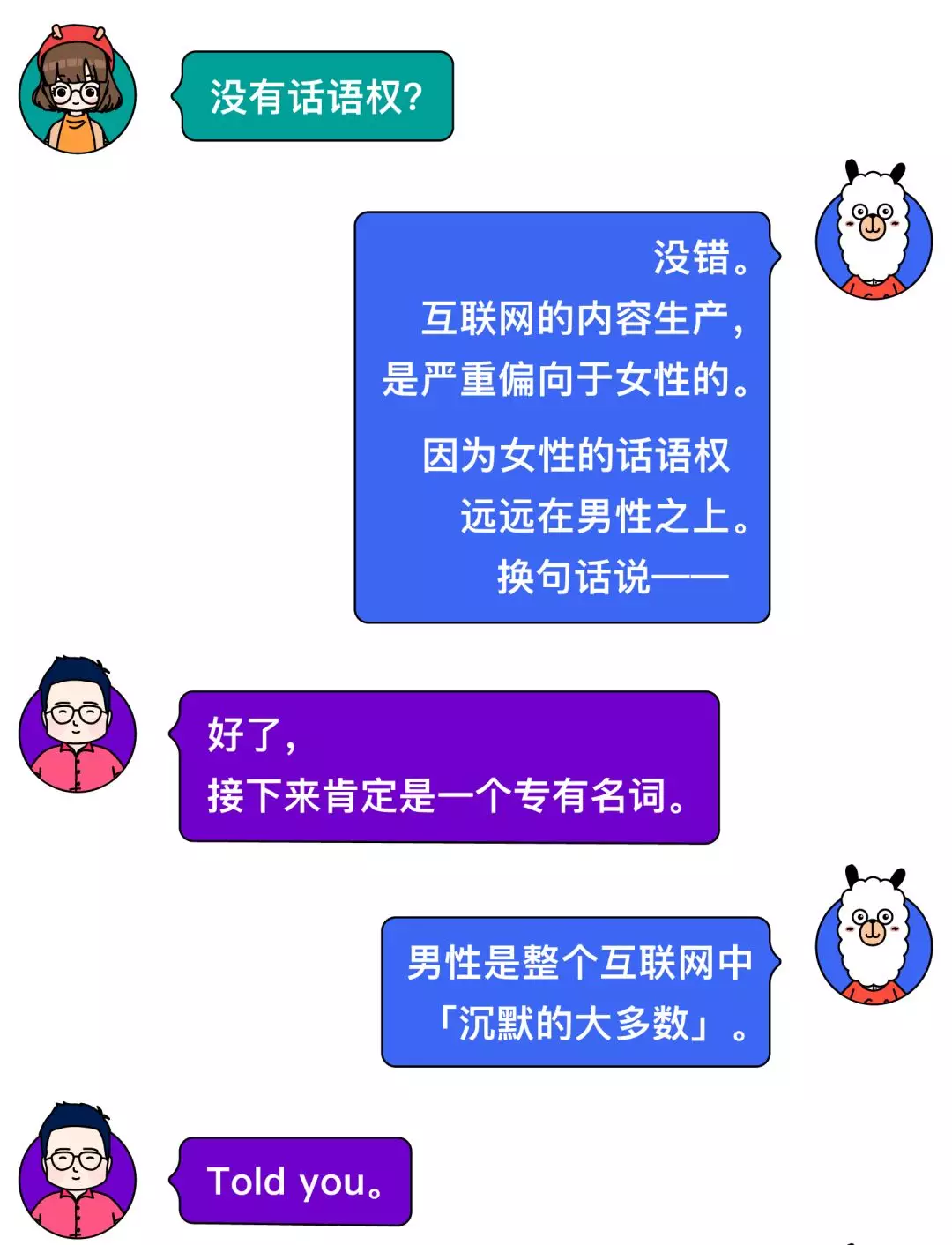 为直男平反