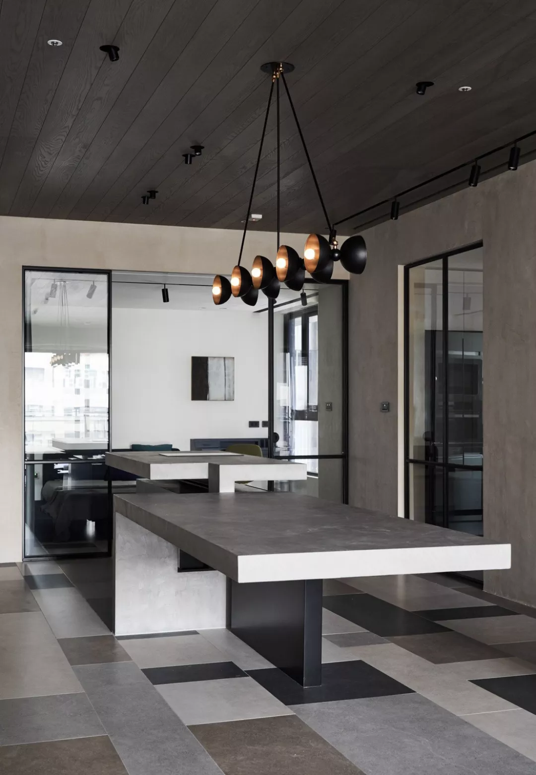 165㎡ 现代简约风，用灰色调打造不一样的灵动空间