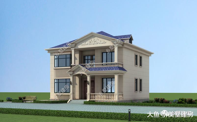 11x12米二层网红别墅，最低造价25万，村里人人都夸漂亮！