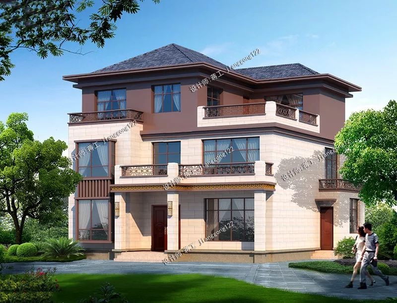 5款新中式农村别墅，大气沉稳阅尽繁华，动心灵的东方情怀