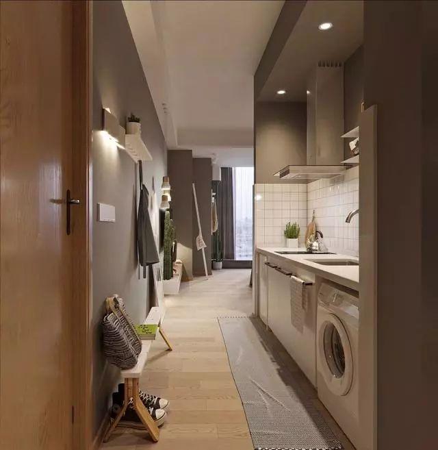 47㎡巧用卡座代替沙发卧室，空间大一倍