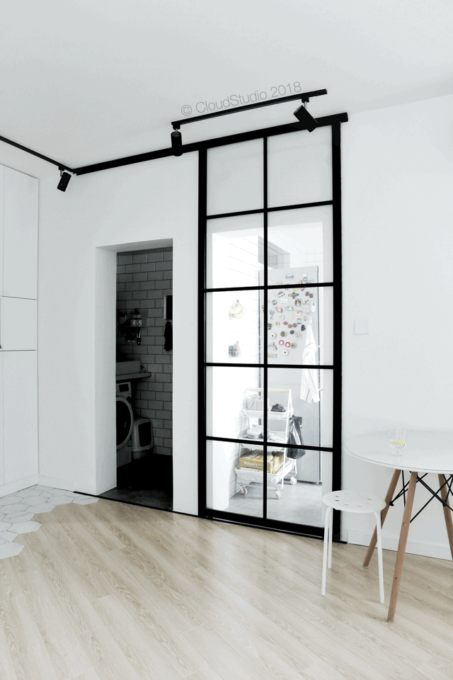 黑框玻璃门！提升居家颜值的设计，最近火成网红了！