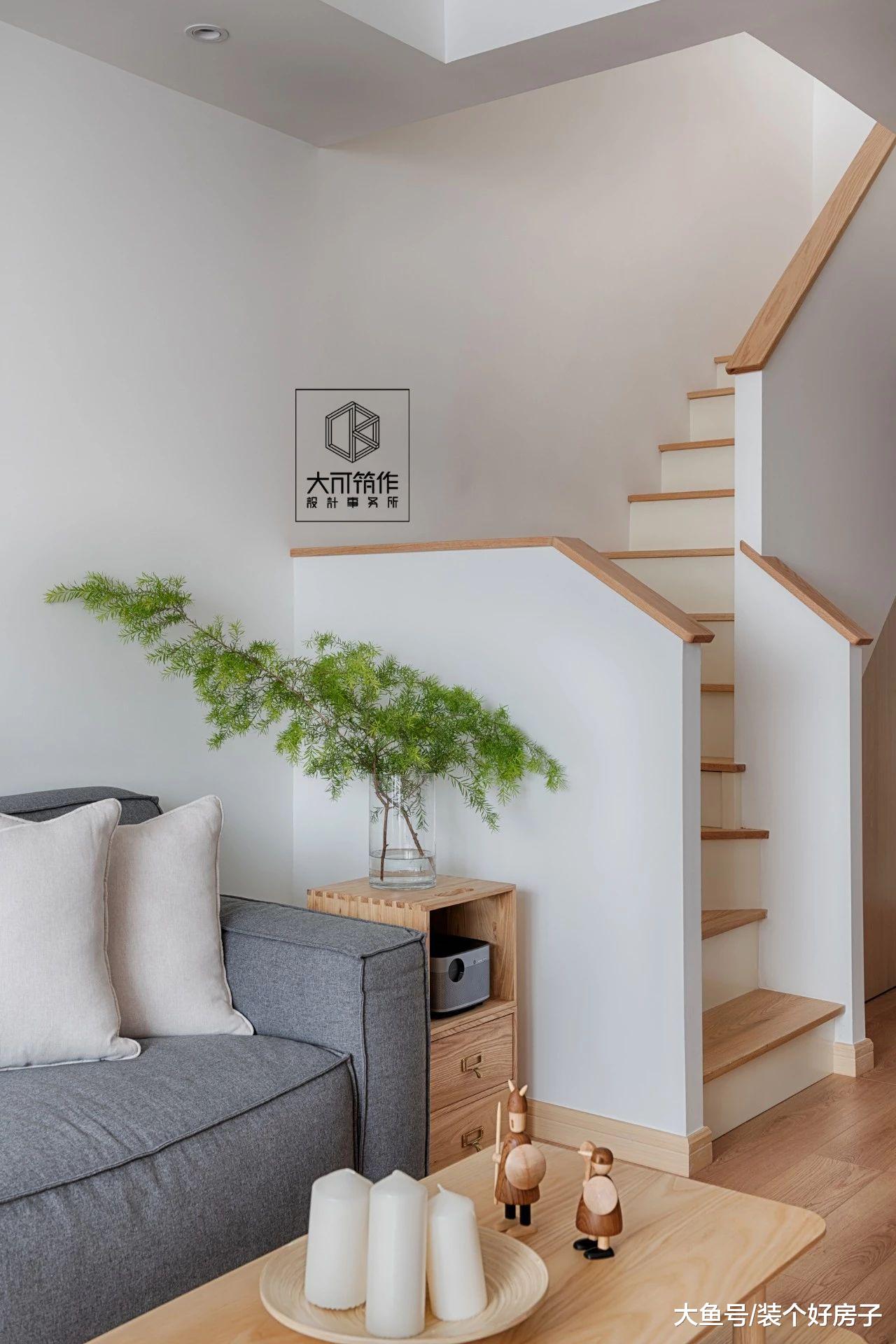 重庆夫妻爆改72㎡ loft，原木+白色系，打造温暖日式美宅！