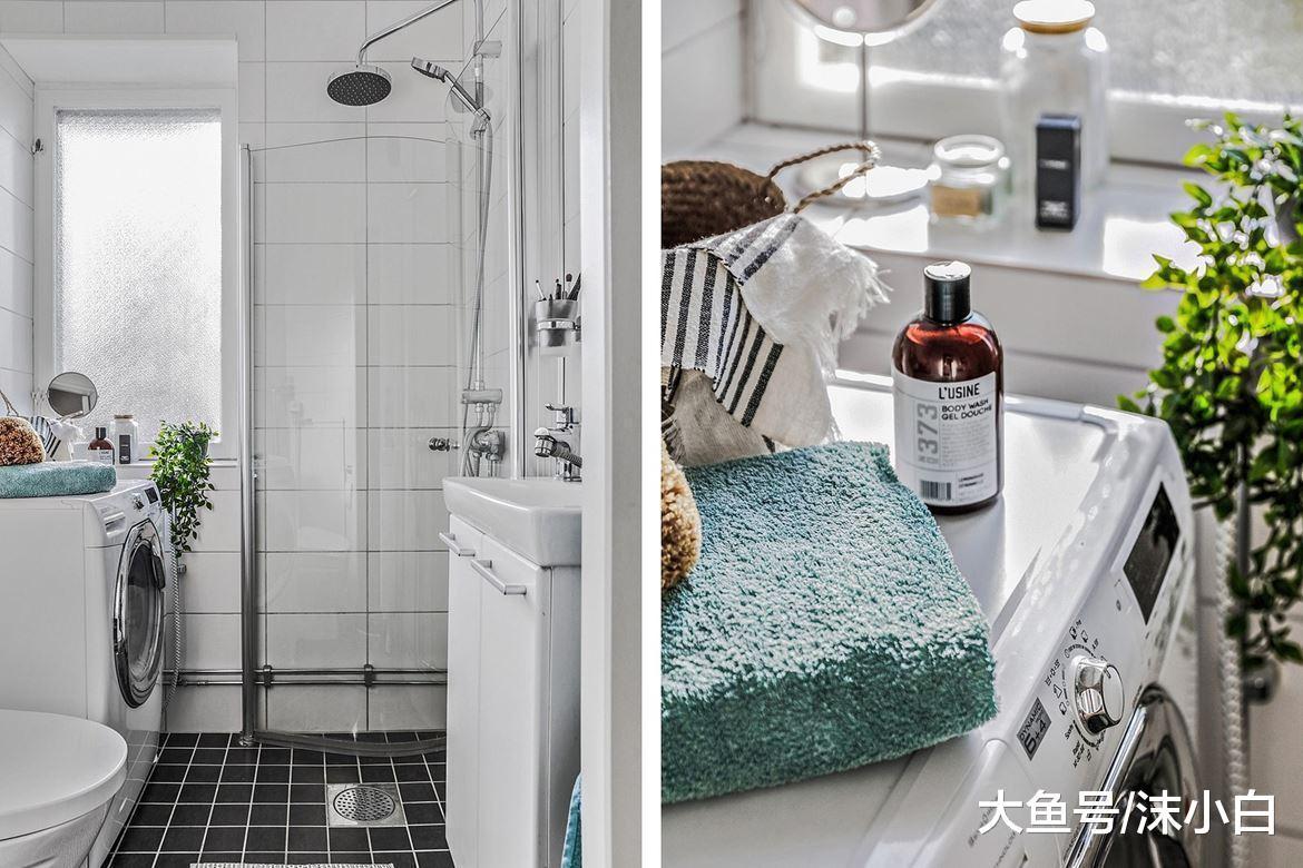 晒我55平小户型, 一入门就砌两堵石膏墙, 立马多个玄关! 功能齐全