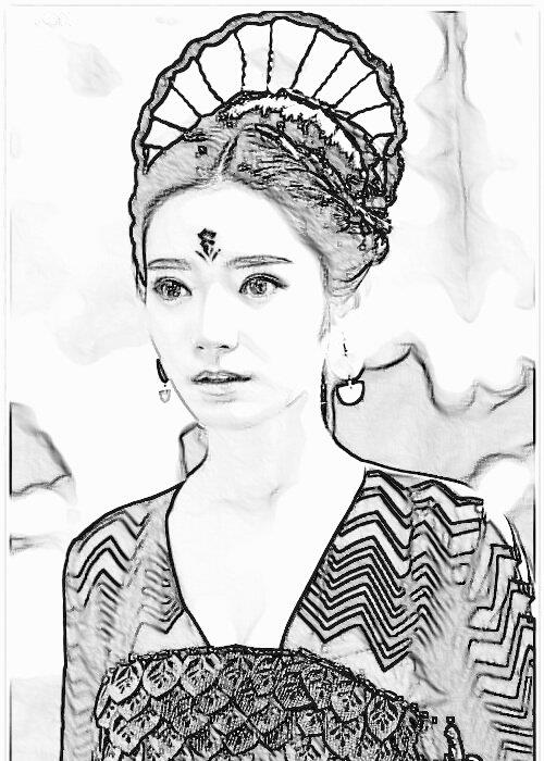 三生三世：六大美人素描特写，图一最特别，后三张令人移不开眼？