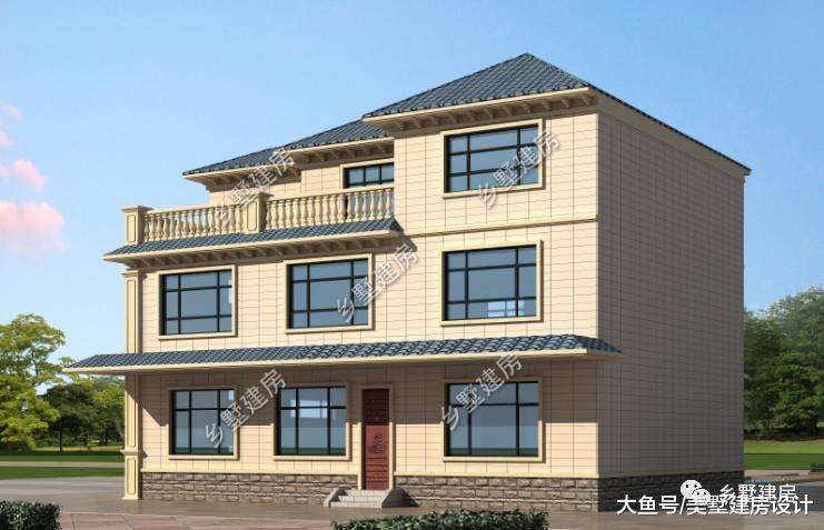 三层小别墅，经济实用，让你看了就想建！