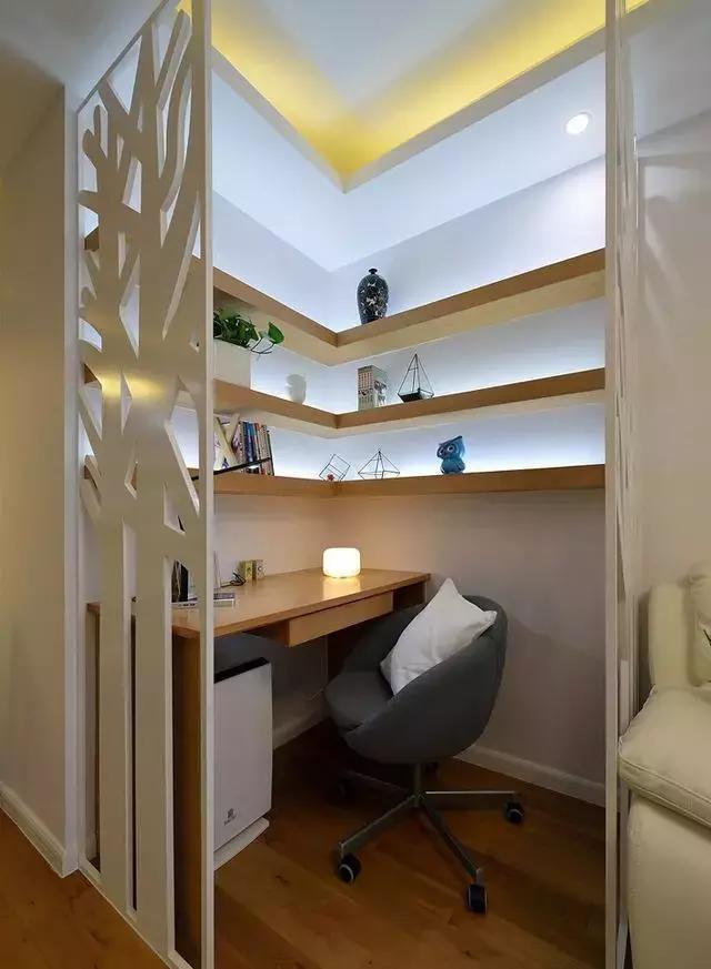 晒晒78平宜家两居室，装修简单亮点却颇多，书房美成一道风景