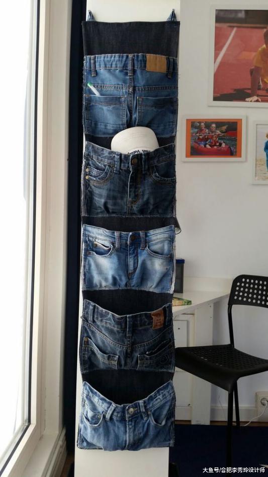 答应我，破旧牛仔裤不要扔了，布料结实剪一剪当花盆用，真是太有才了