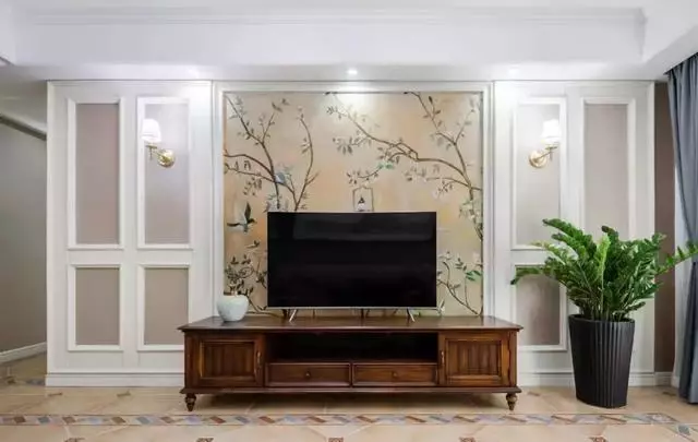 仿古现代美式风装修，彩色瓷砖边线超好看，浪漫精致又有档次