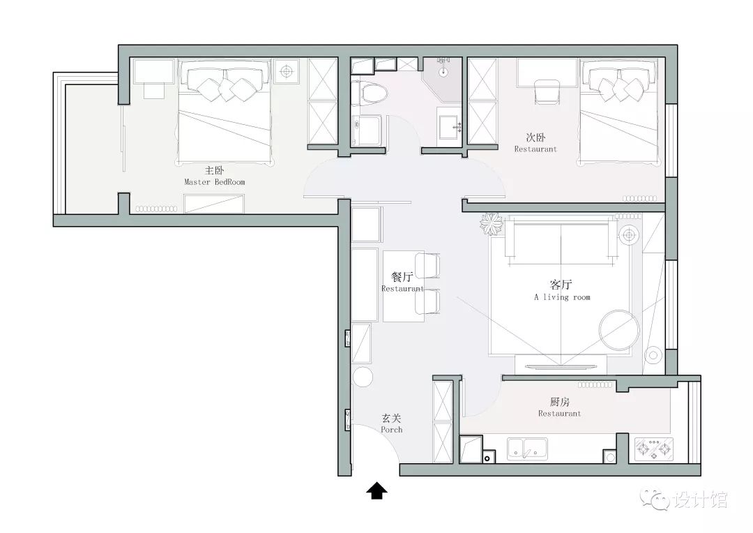 90㎡现代简约，轻松文艺的家，惬意舒适的心