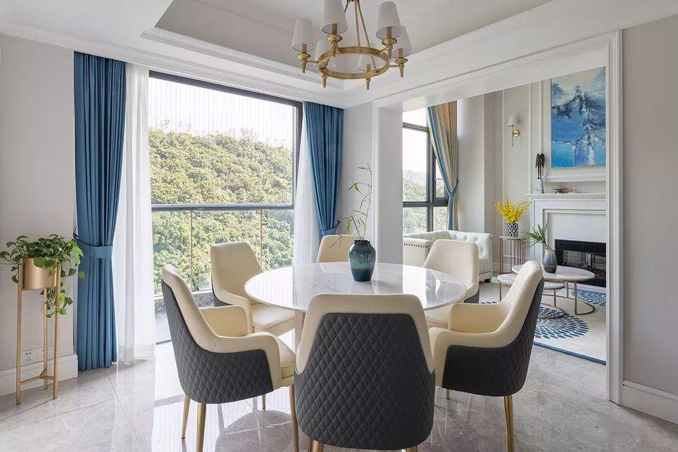 美式公寓装修设计，柔美的配色低奢又温馨！