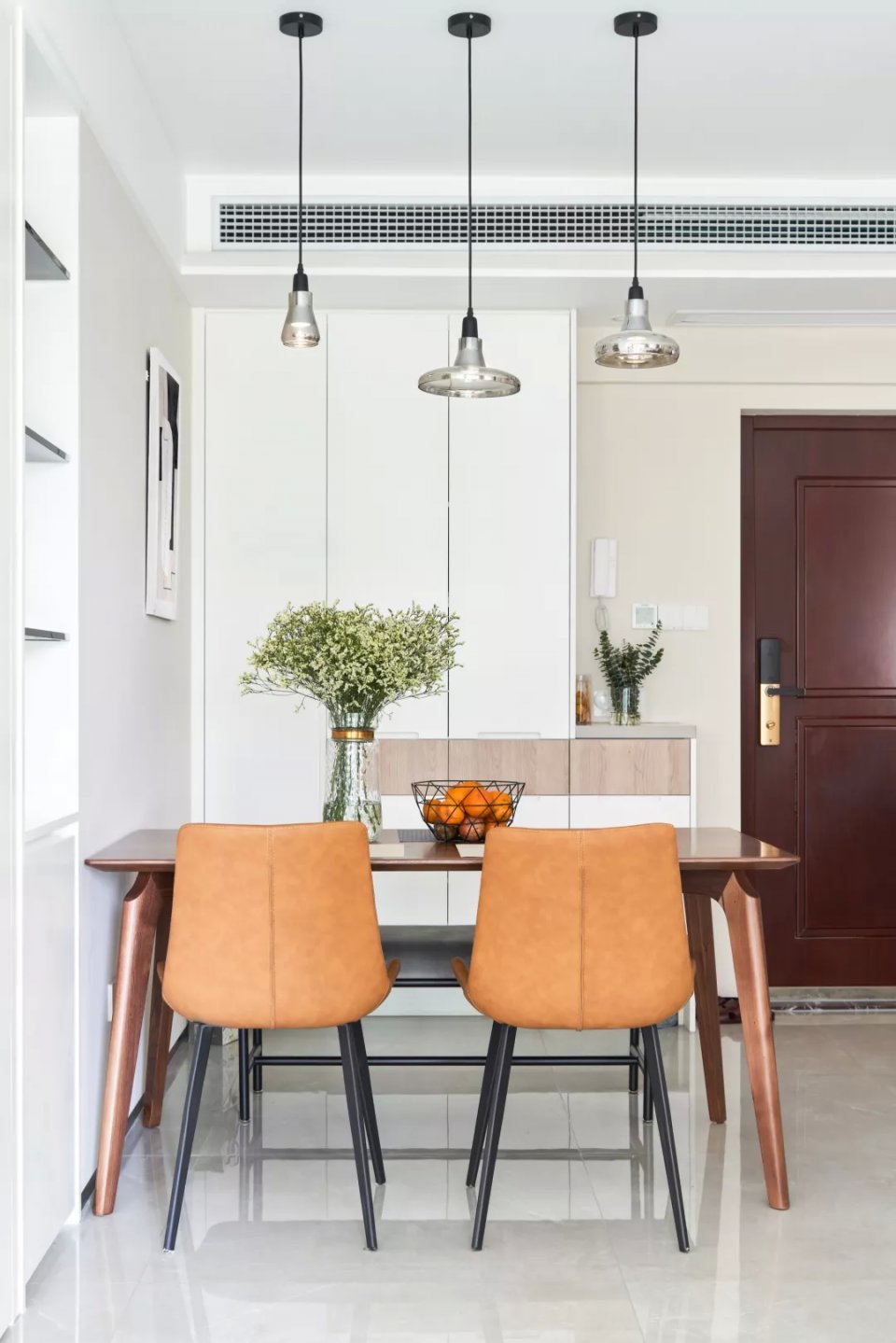 76平小户型北欧风，次卧改多功能房、背景墙做玻璃隔断，时尚又通透