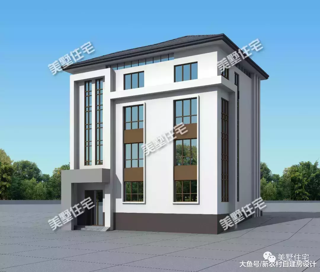 12X10米帶電梯農村別墅，設觀影廳、KTV、健身房，獨一無二
