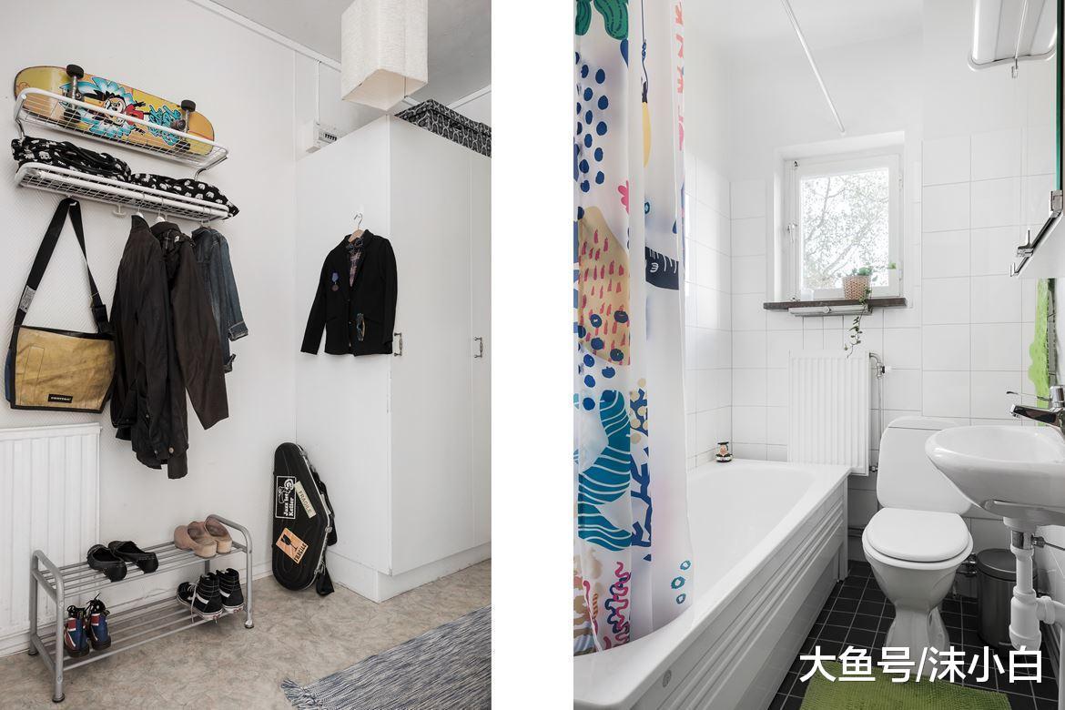 小戶型43平，閨蜜一進門就夸，客廳電視直接放書架上！太聰明了