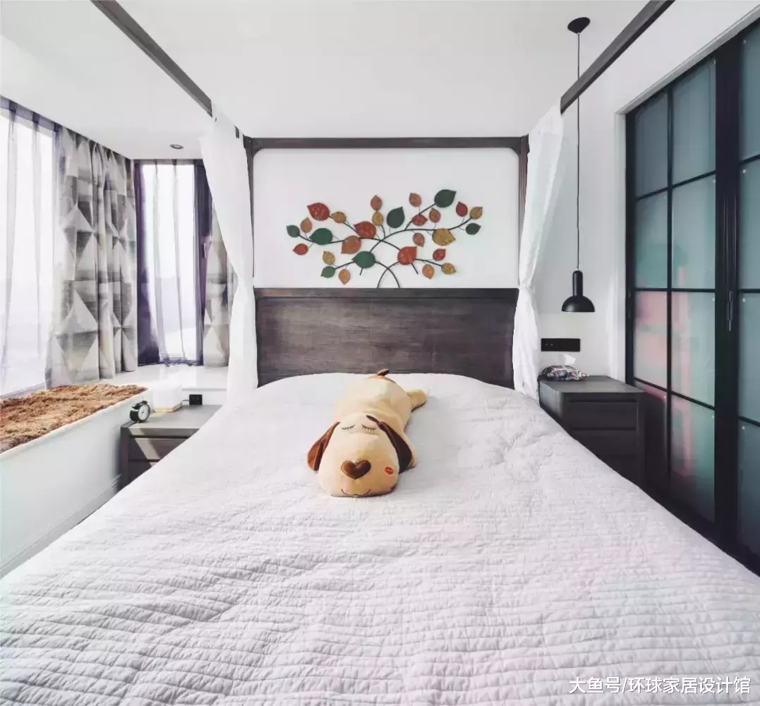 110㎡北欧+新中式风，入户玄关就是个大花园，美醉了！