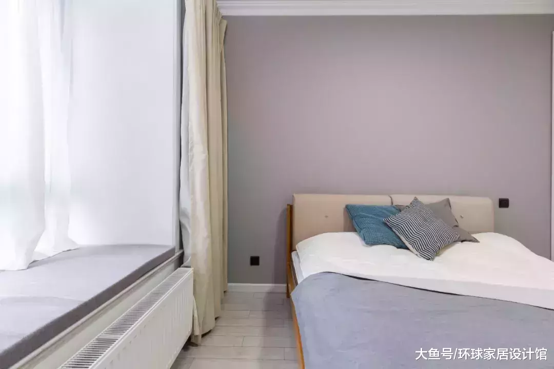 二手房改造, 89㎡北欧两居室, 客厅一整面柜子好给力!