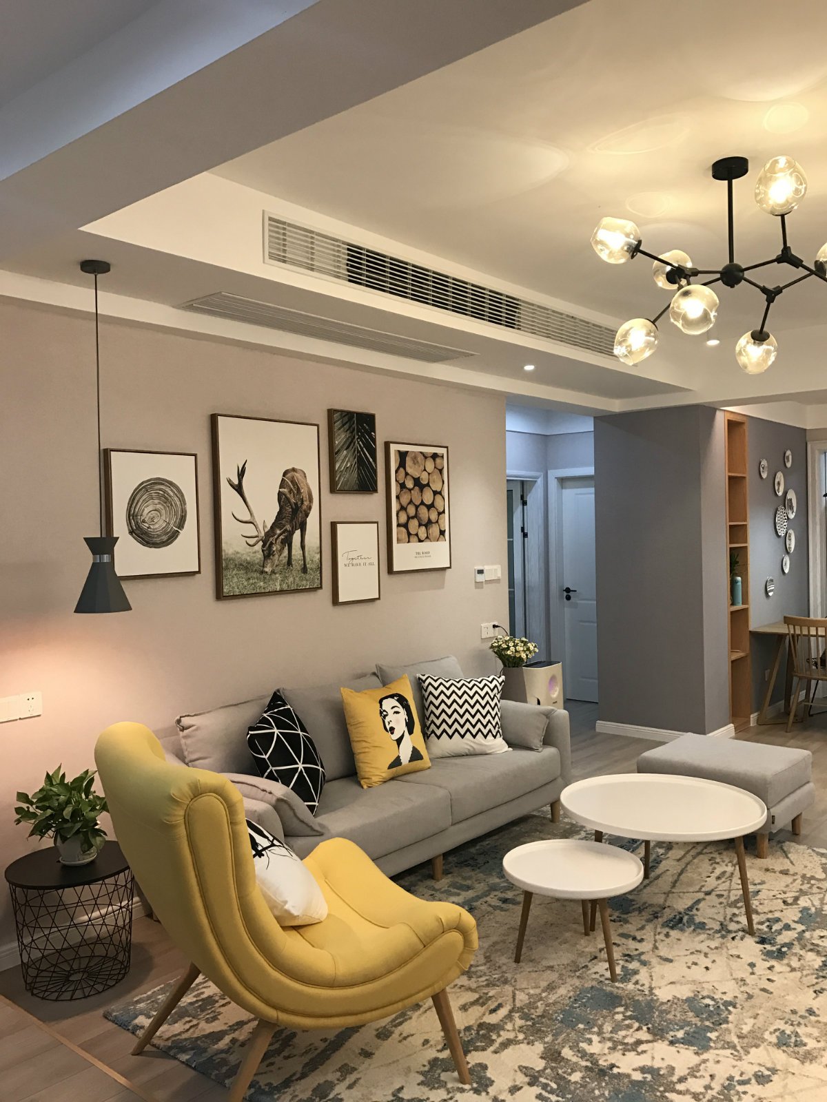 成都108平北欧风装修效果图（实景实地拍摄）