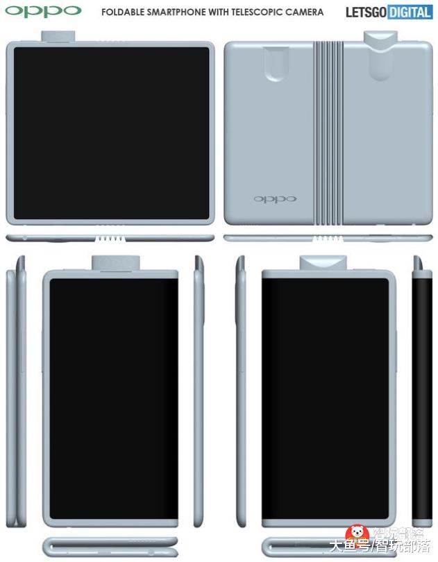 OPPO第三代折叠屏方案曝光：新增加升降摄像头，屏幕向外对折设计 ?