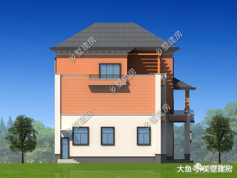 想建房别犹豫，现代风三层别墅来一套，村里人都夸赞你！
