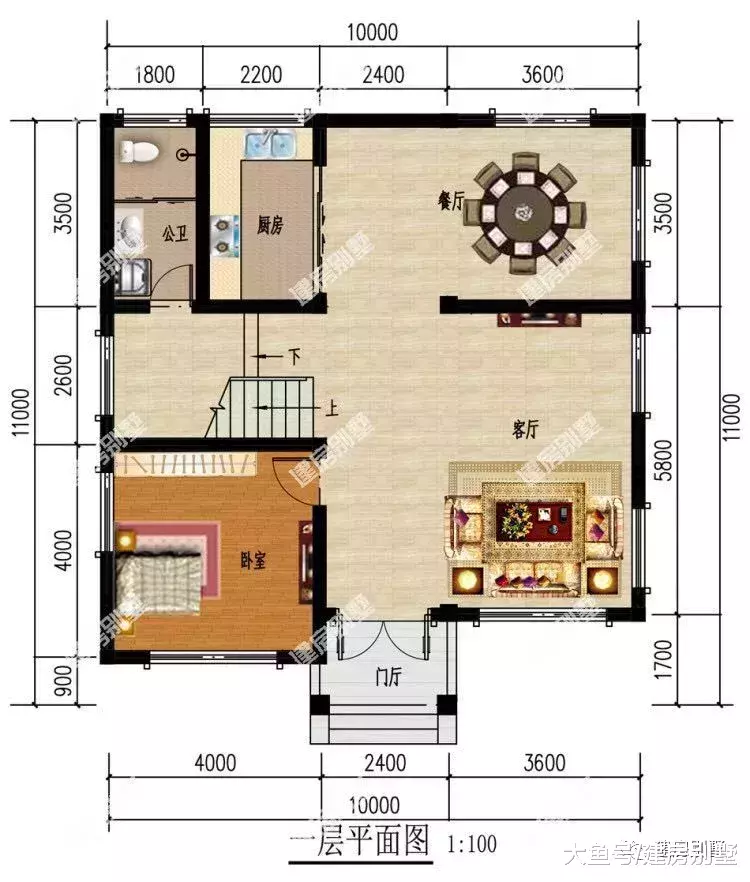兩棟平屋頂農村自建房，簡約秀氣造價低，完全滿足生活需要