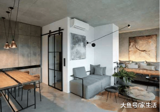 越来越多人地面都铺这种水泥灰，深受年轻人喜爱，省钱又有个性