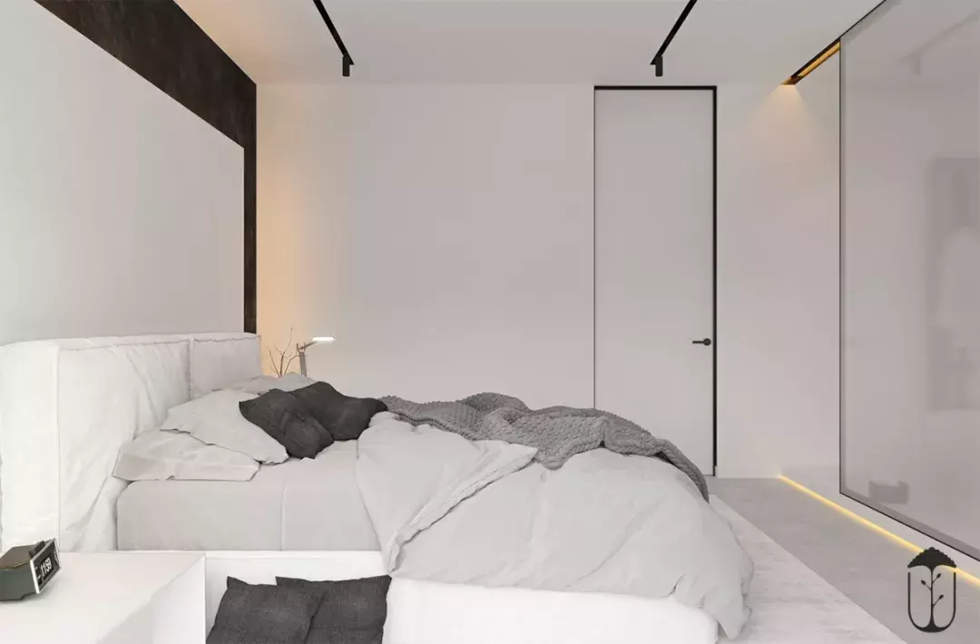 静谧与优雅，用灰与白演绎纯色极简住宅！