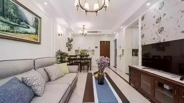 清新美式89平小三房，老婆非把衣柜装过道里，入住发现好实用！