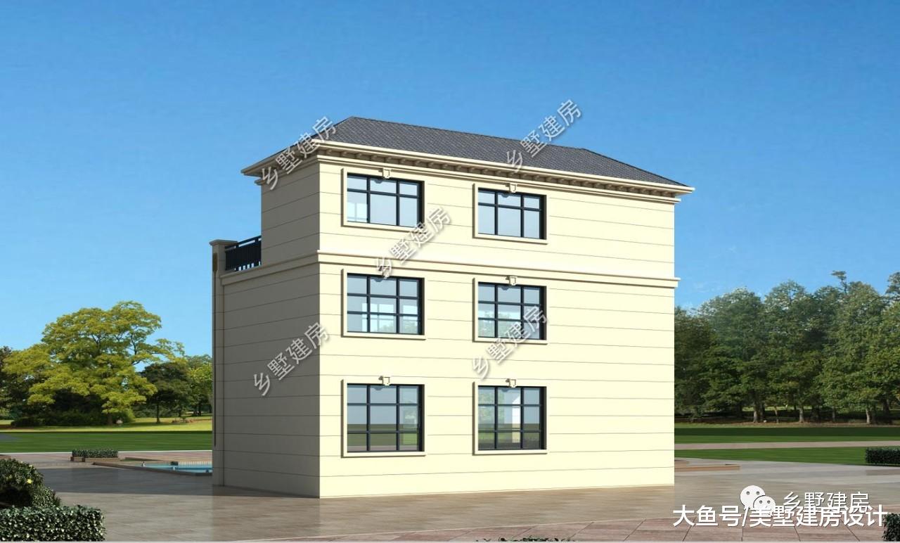 三层漂亮大别墅，在农村建一栋，住起来悠哉悠哉！