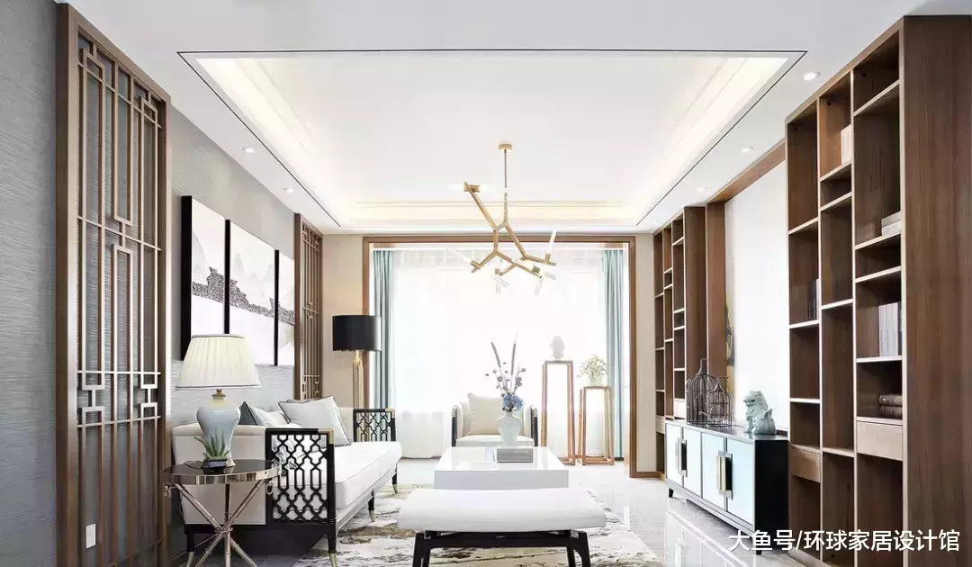 闺蜜家的100㎡新中式装修，浓浓中国风，超有韵味！