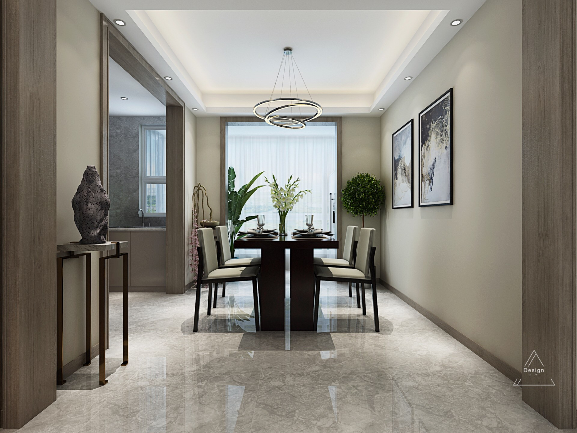 西安万达ONE现代简约案例赏析