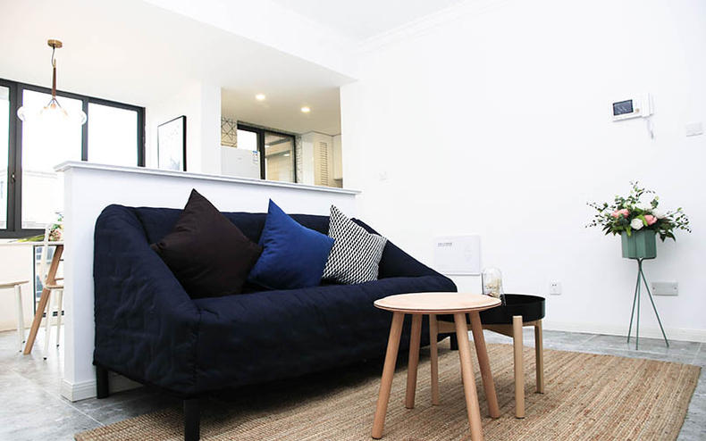 80㎡北欧风两居室，设计亮点多