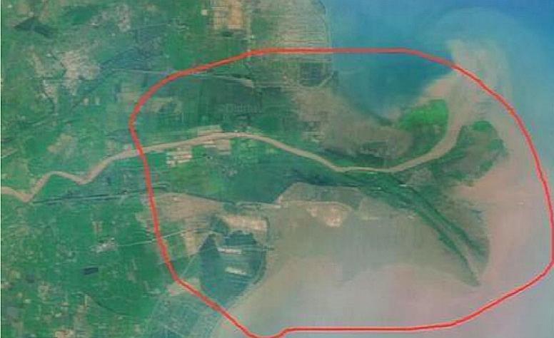 长江在入海口形成崇明岛，为何黄河携大量泥沙，却没形成冲积岛？