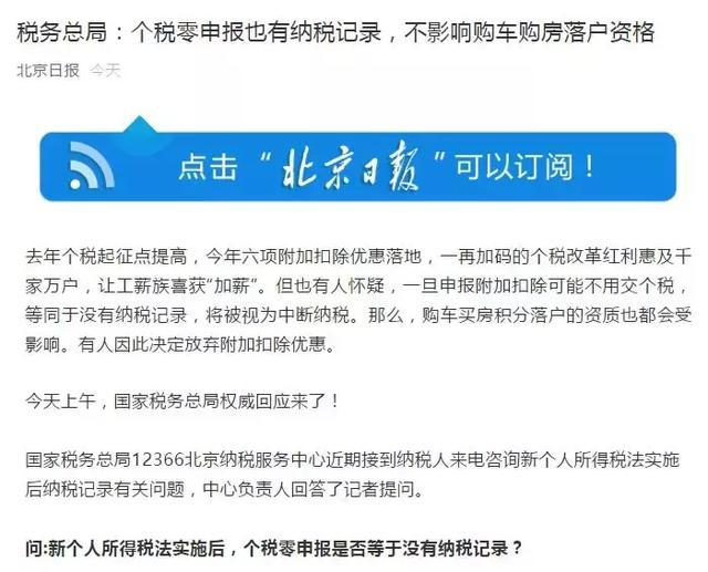 重棒！月入10000元內，個稅零申報的，可能不準購房+購車