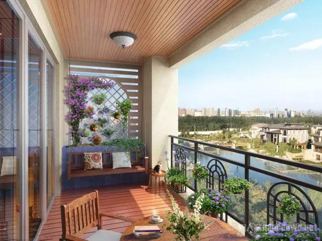 亲爱的老婆，阳台这么漂亮，我们家也装一个吧！