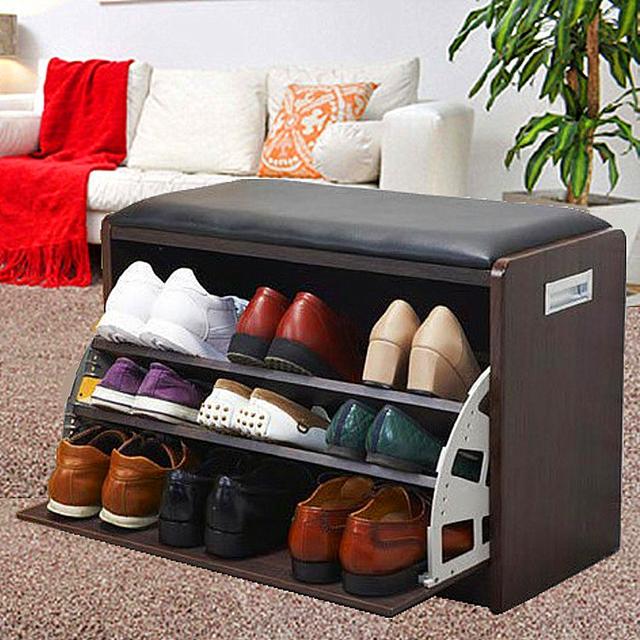 家里空间太小，鞋子不够地方摆？试试这样的多功能鞋柜，实用整洁