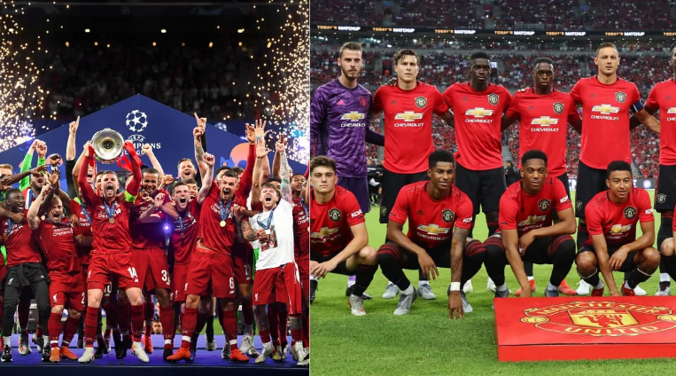 英超荣誉榜，曼联利物浦成为有史以来获得荣誉最多的英格兰俱乐部