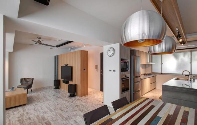 三房改两房的简单朴素北欧风 成就一家四口舒适居住环境