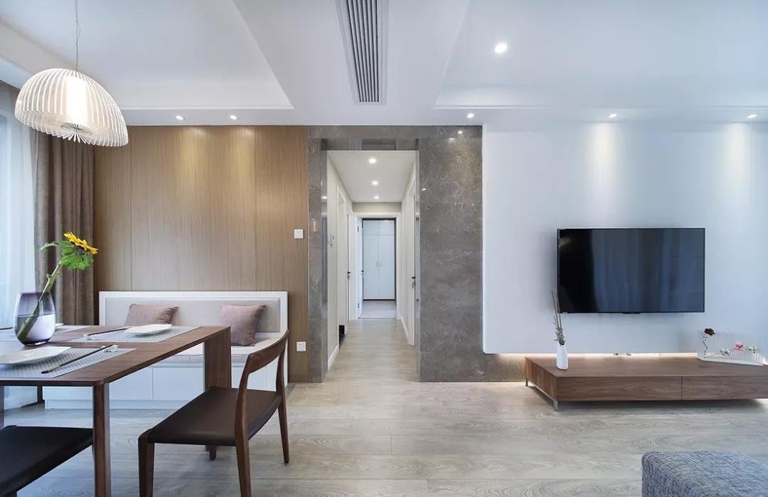 成都88平清爽简约风，简洁而实用舒适安逸的三居室