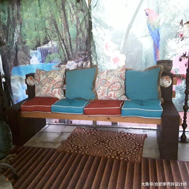 庭院想放张沙发又怕雨淋？看看牛人朋友做的室外长凳，不花钱还结实！