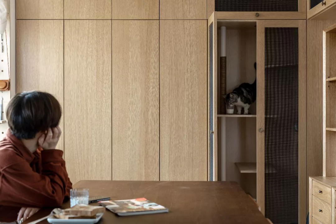 53㎡原木风，卫生间三分离，“复合式空间”设计超赞！