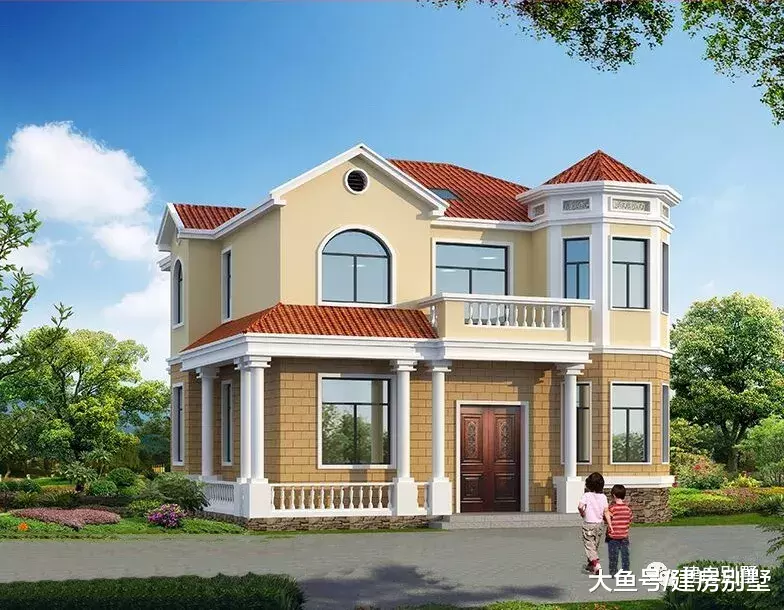 配复式客厅的两层小别墅，住的精致，生活更有奔头