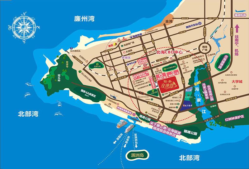 买房跟着商圈走！北海万达商圈旁，哪些热门项目值得购房者考虑？