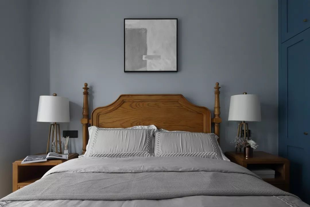 178㎡现代混搭，安静优雅蓝色调，舒缓华丽的气质