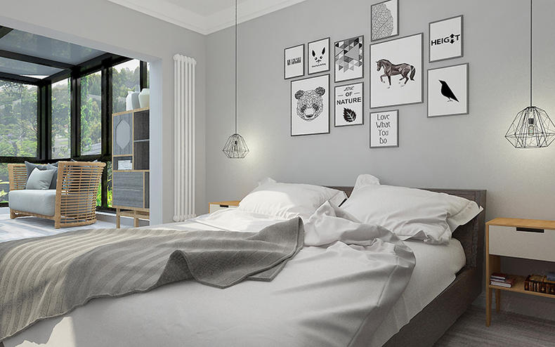 这些墙壁适合挂画，打造艺术背景墙