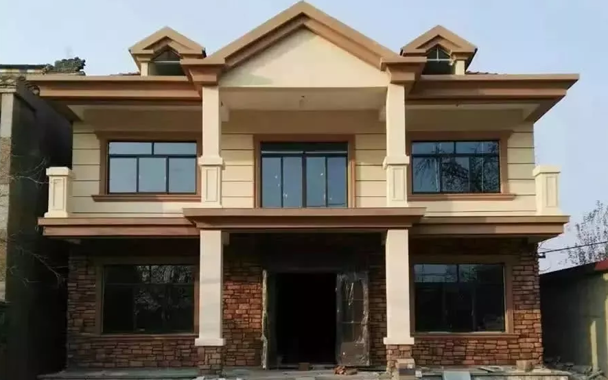 8栋实拍农村别墅，第二栋霸气，有钱人都喜欢建第6栋？