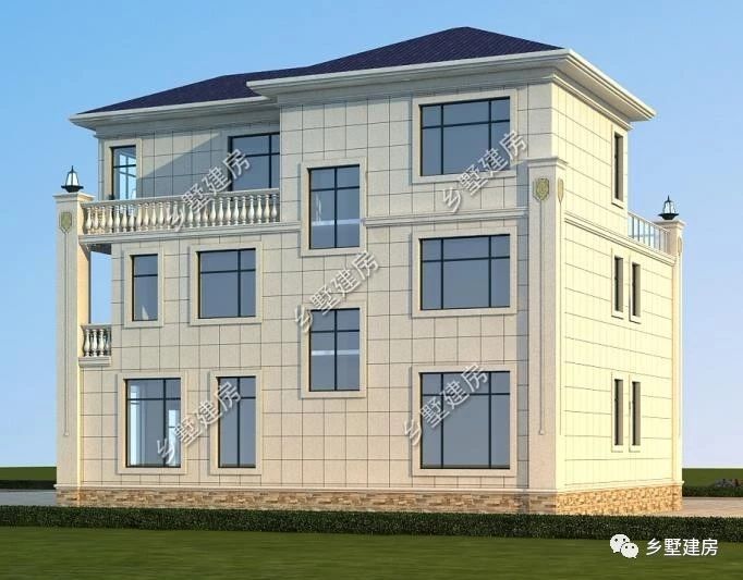 开间13米，占地170平，43万的别墅最适合回老家建上一套！