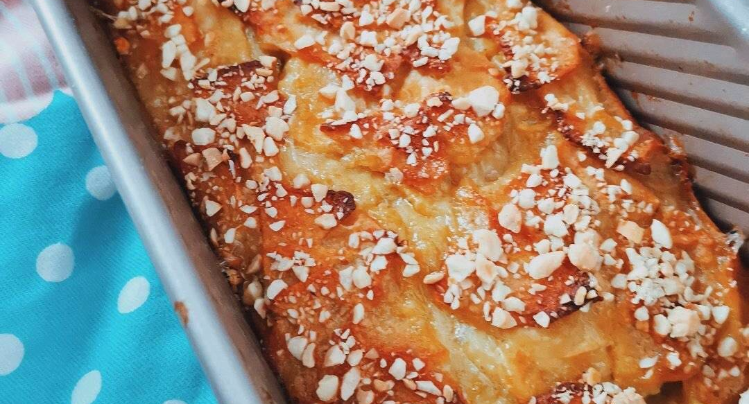 网红苹果蛋糕，超简单快手甜品，冷热两吃美味到尖叫