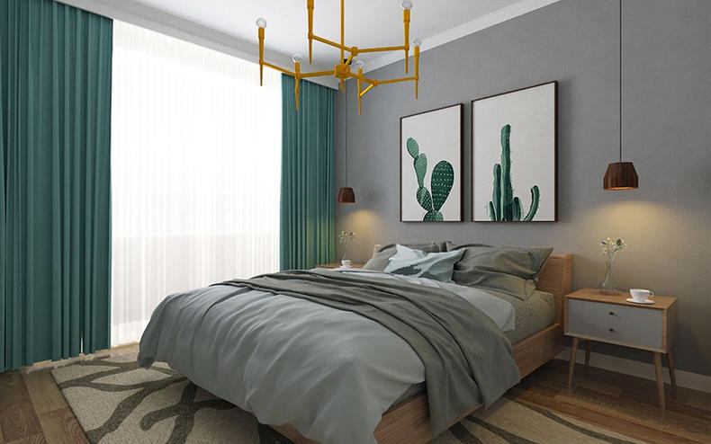 小户型清新装修，空间真显大，色彩真美