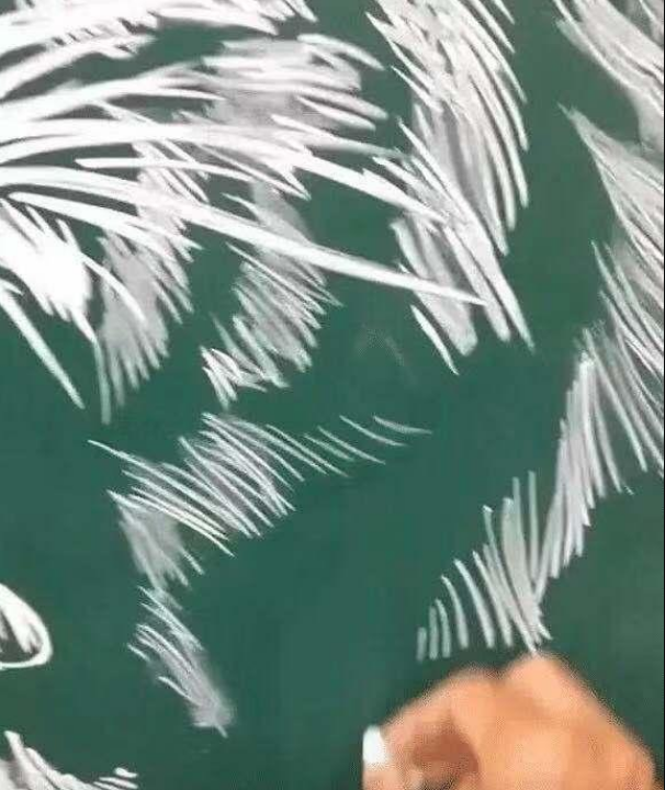 美术老师第一天上课被嘲笑，放下粉笔后，同学们纷纷竖起大拇指